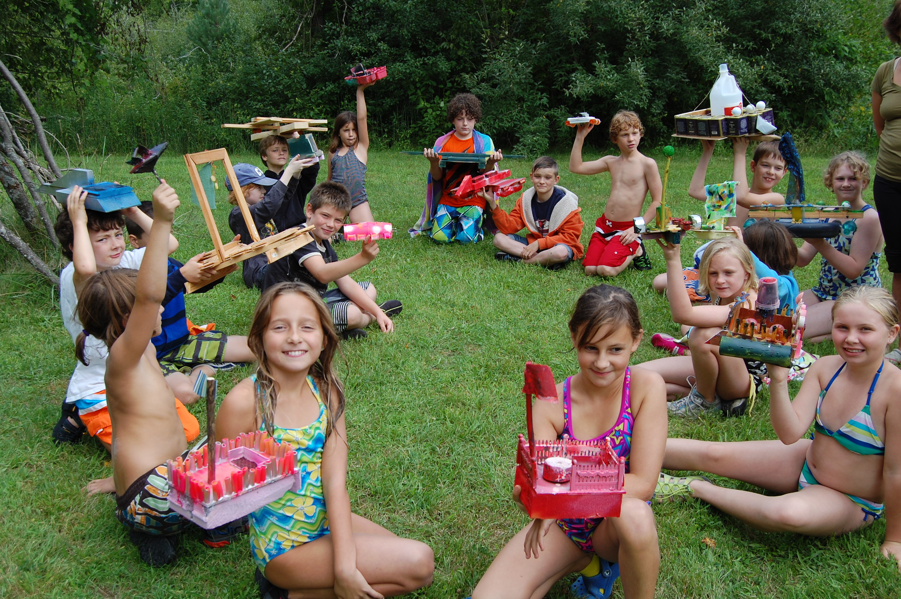 summer camp floating creations
